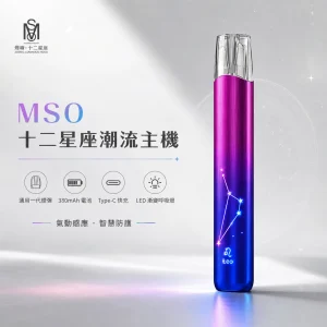 MSO 十二星座潮流主機 電子煙主機｜一代通用 Type-C 快充